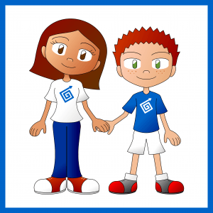 Tica y Tico, estudiantes de Socrática, academia en Dos Hermanas de coaching educativo.